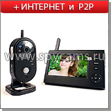 Беспроводной комплект камера + регистратор - BlackBox-8204 IP Avtonom (4.3’)