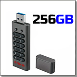 Защищенный USB-накопитель на 256GB с зашифрованной с клавиатурой HTI PRO-4 256GB
